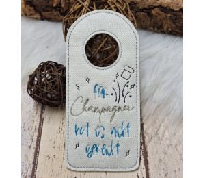 ADVENTSKALENDER 3. Dezember - Stickdatei - ITH Flaschenanhänger Vol. 4